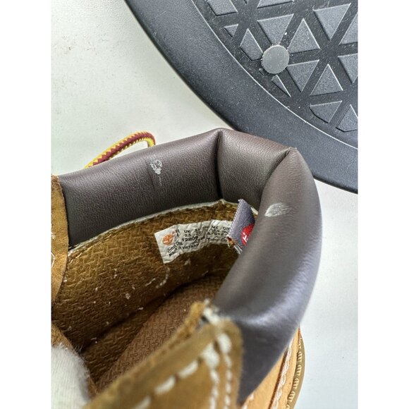 Timberland Premium 6" inch Waterproof Toddler Boots Size 8 Wheat Nubuck (12809) - Picture 9 of 9